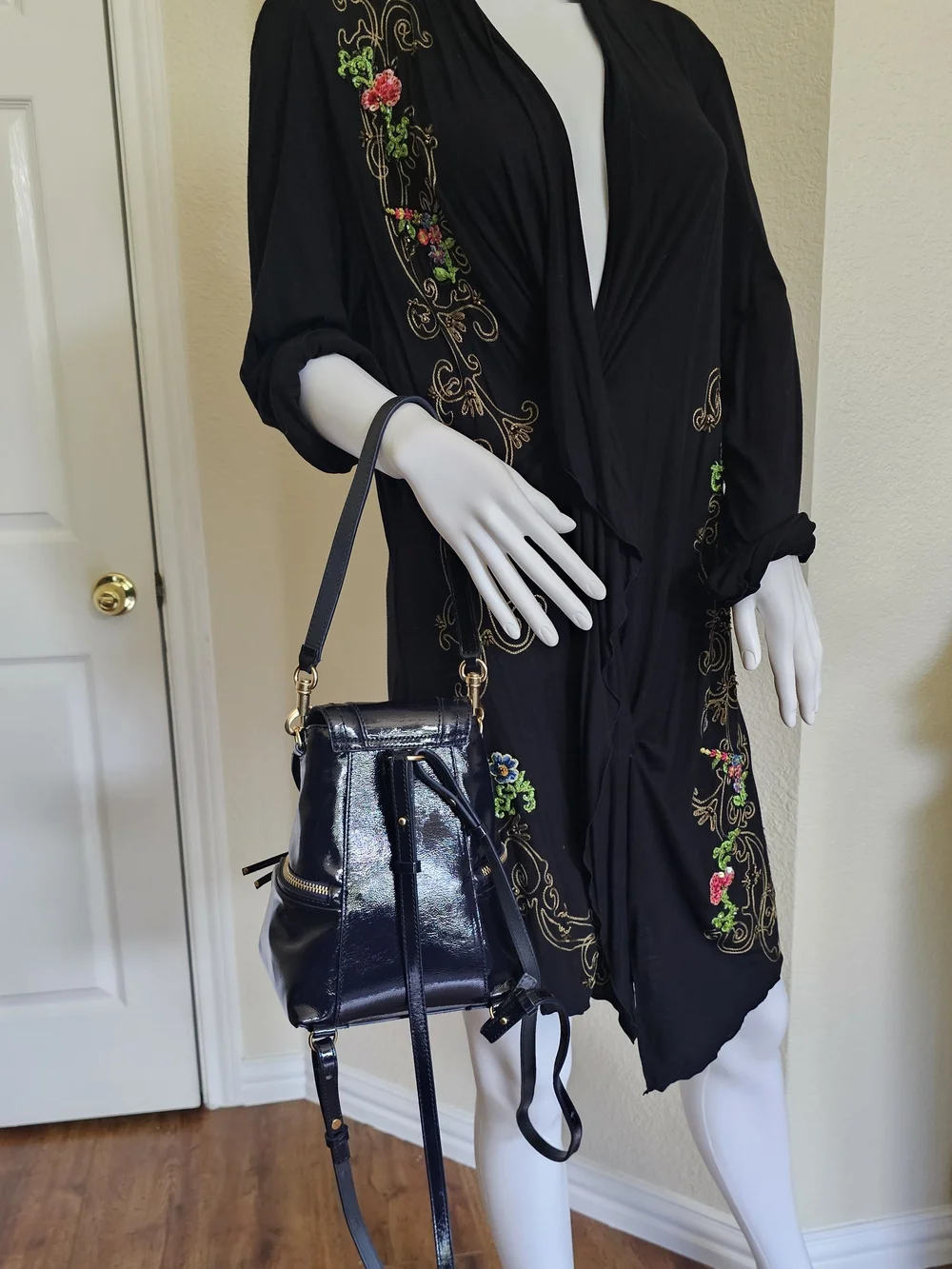 See By Chloe Patent Leather Backpack